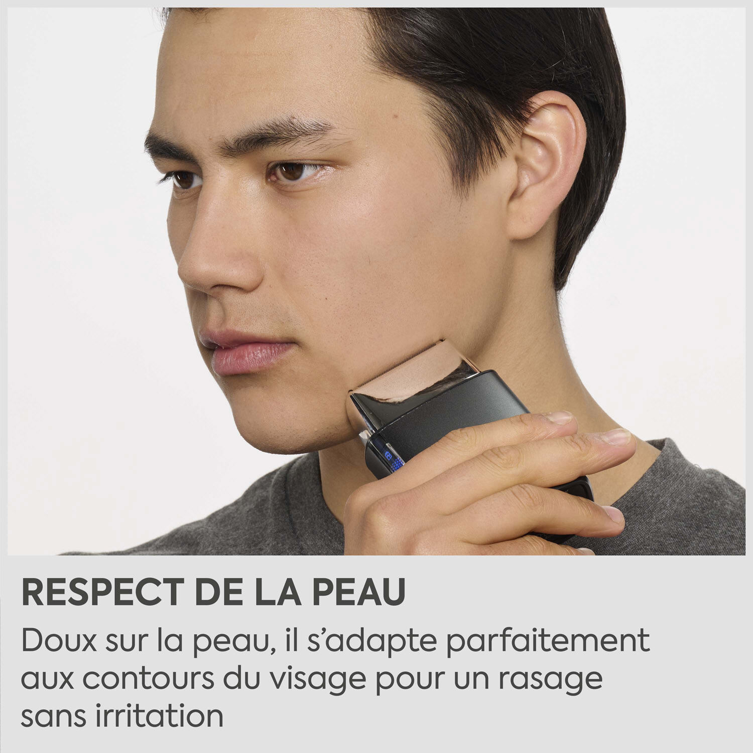 Rasoir &eacute;lectrique &agrave; double grille Super-X Metal (Silver Edition)